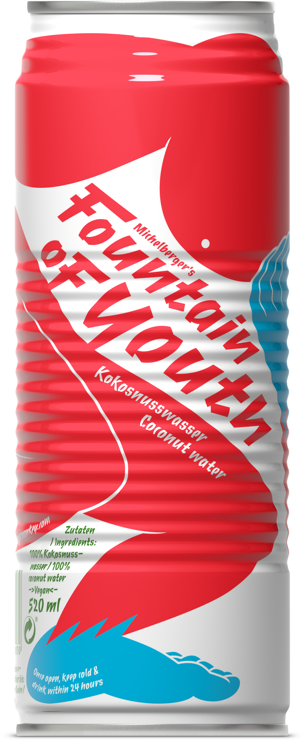 Fountain of youth - Der Jungbrunnen in der Dose – 100 % natürliches Kokoswasser