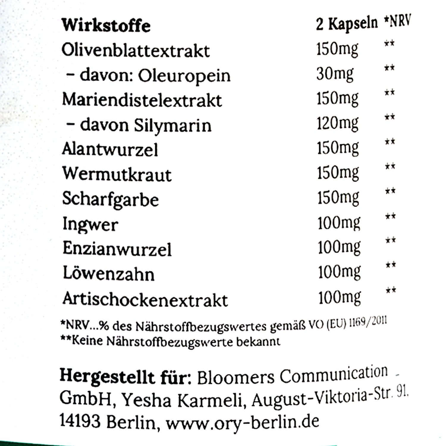 Herbal Extract Bitterkräuter