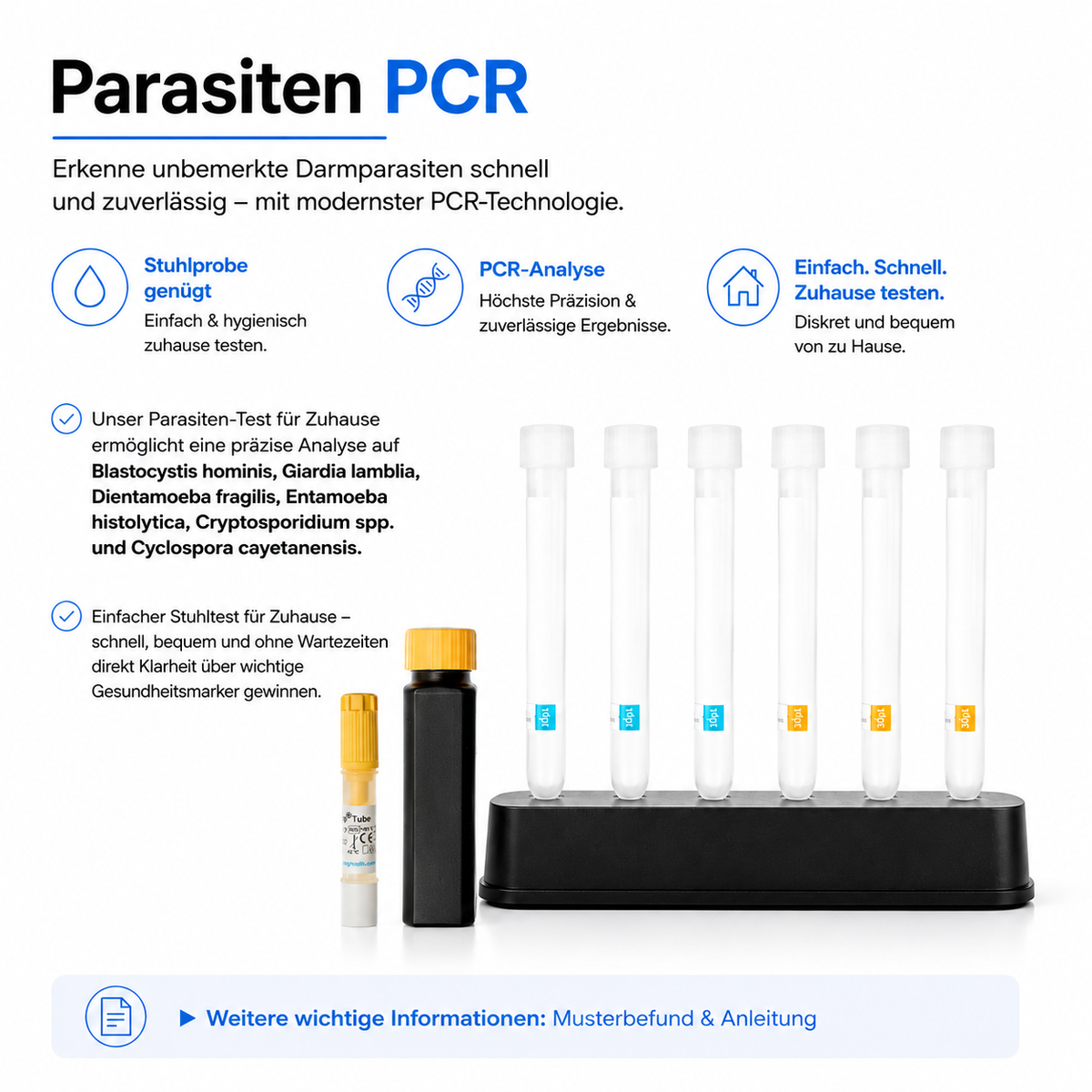Profil Parasiten PCR – Abbildung 1 von 3