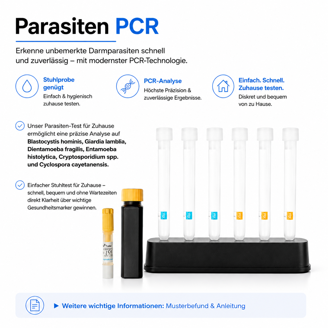 Profil Parasiten PCR – Abbildung 1 von 3