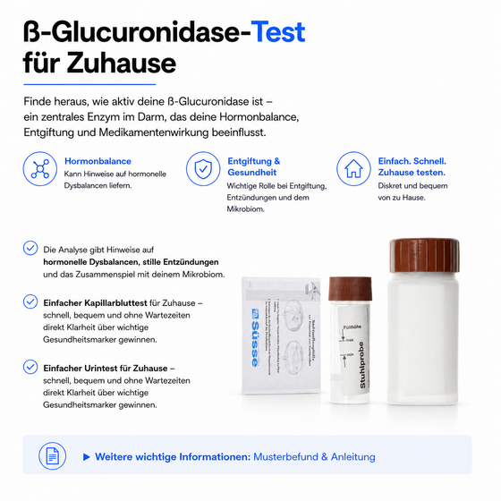 ß-Glucuronidase-Test für Zuhause – Abbildung 1 von 3
