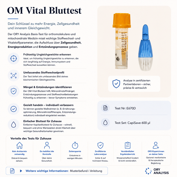 OM Vital Bluttest