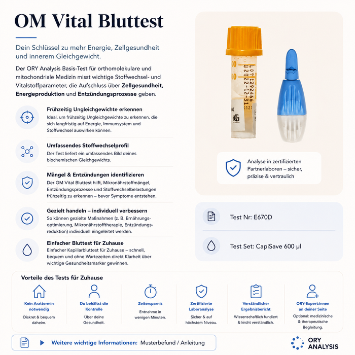OM Vital Blood Test