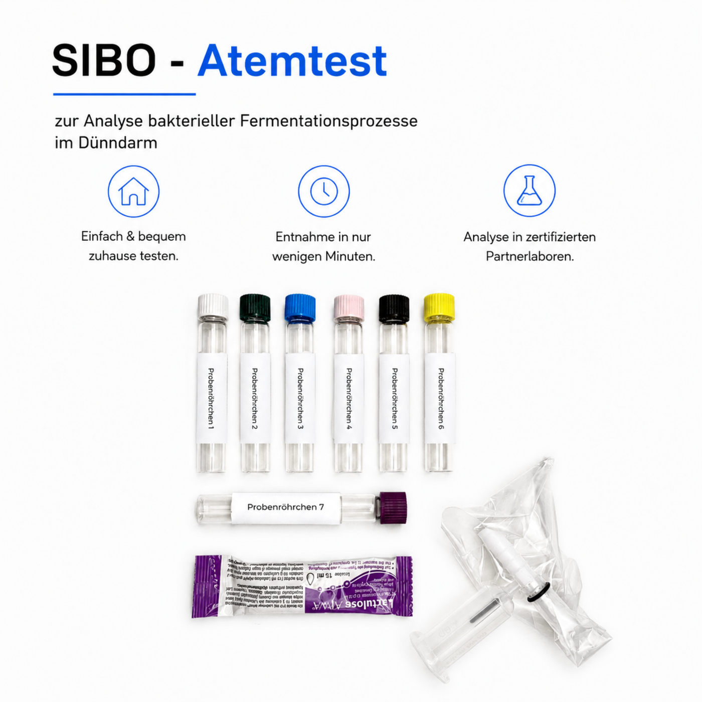 SIBO - Atemtest zur Analyse bakterieller Fermentationsprozesse im Dünndarm – Abbildung 1 von 4