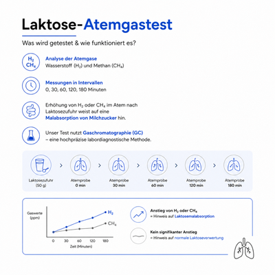 Laktose-Atemgastest