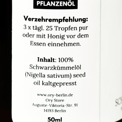 black cumin oil