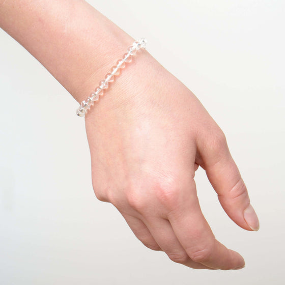 Rock crystal bracelet