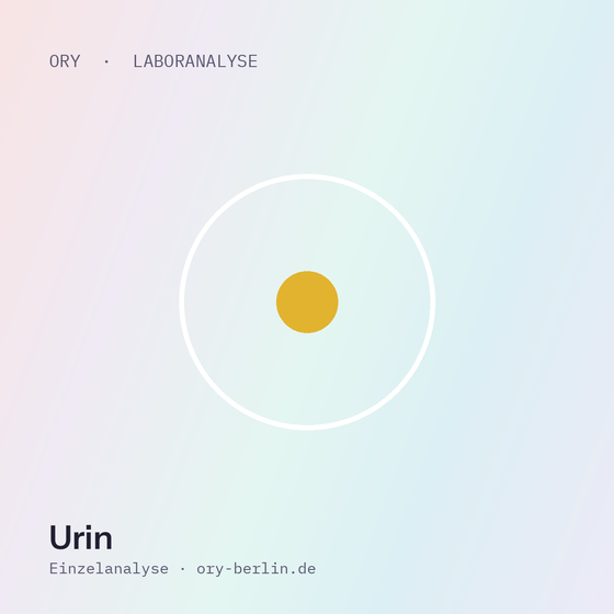 Jod-Test – ORY Laboranalyse, Probe: Urin